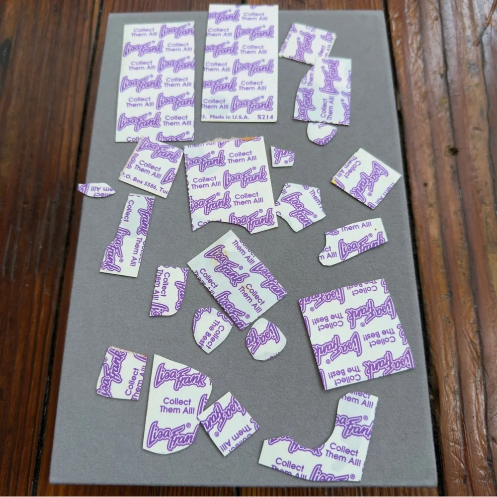 Vintage 90s Lisa Frank scattered sticker lot